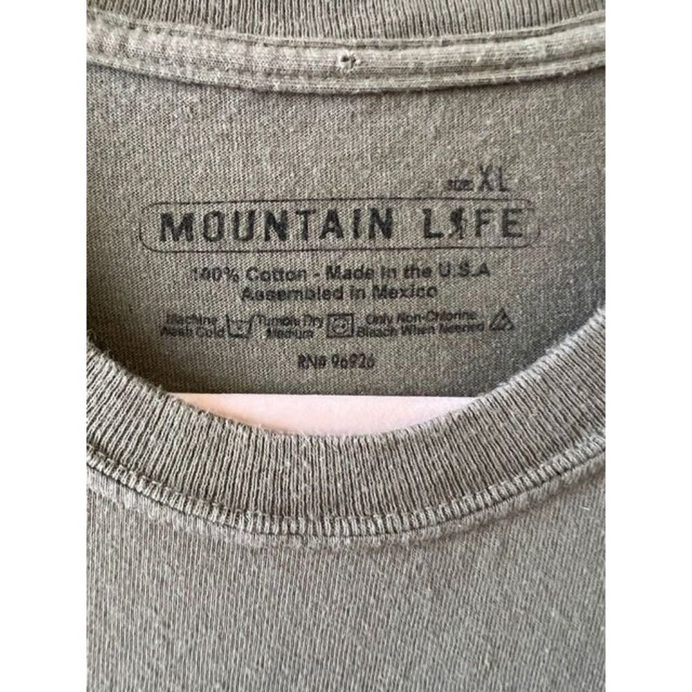 Park City Utah Shirt Adult XL Brown Mountain Life Short Sleeve Pullover Tee Mens - Picture 5 of 9